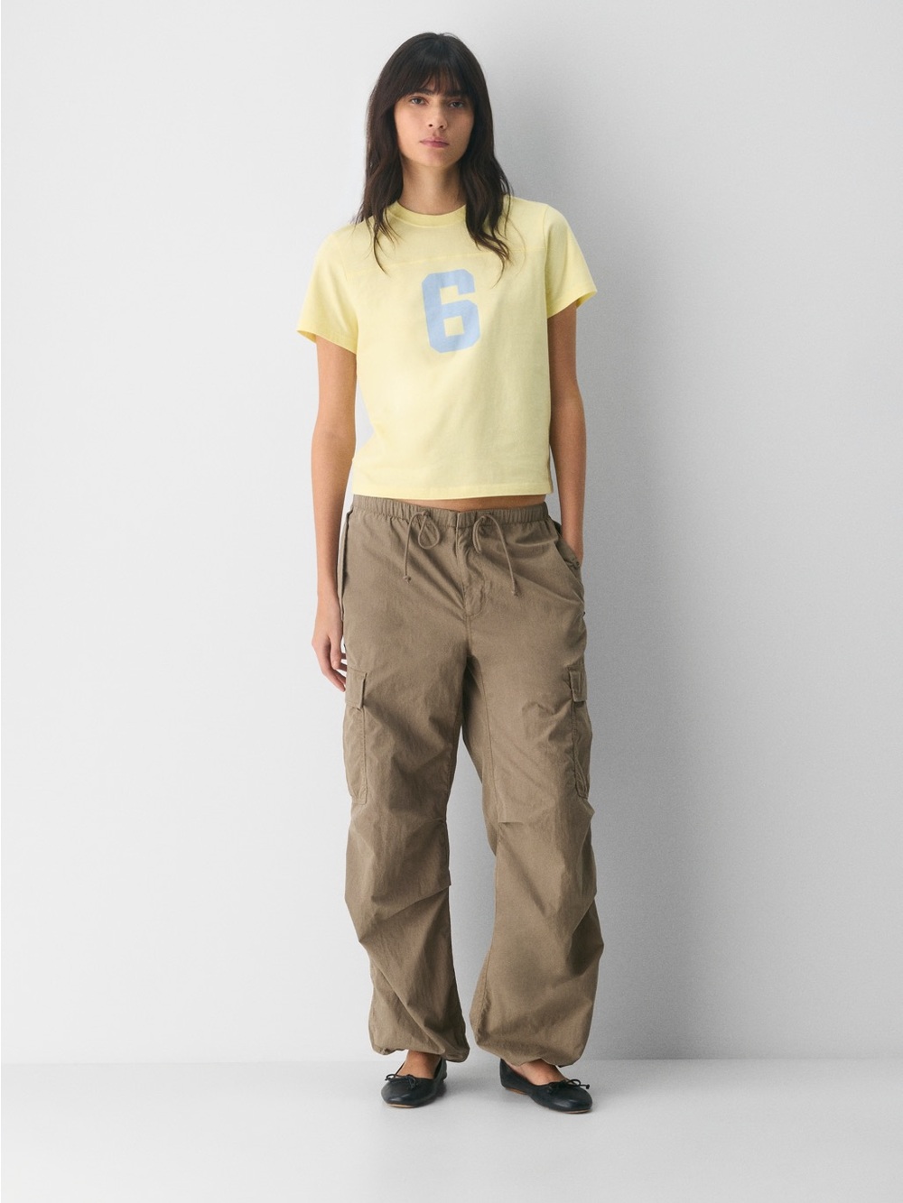 Aritzia Tna Engine Parachute Pant Taupe